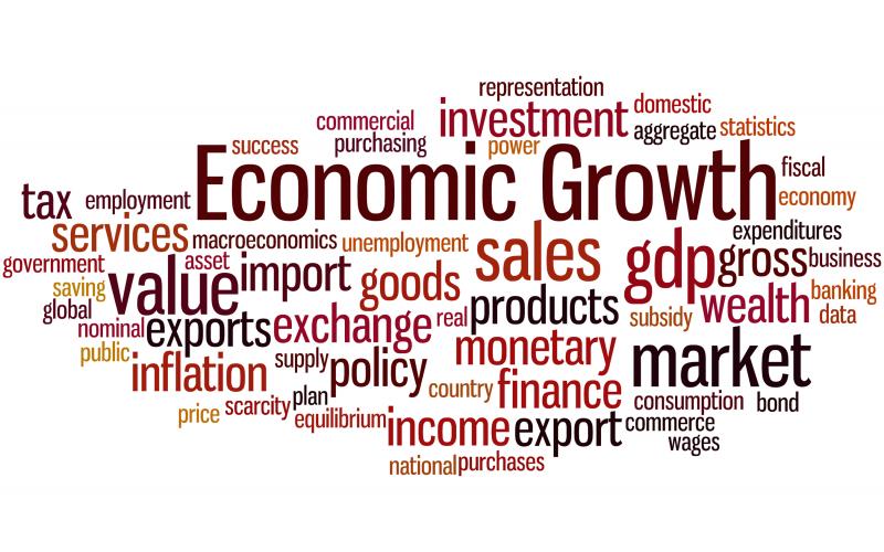 Economic growth illustration