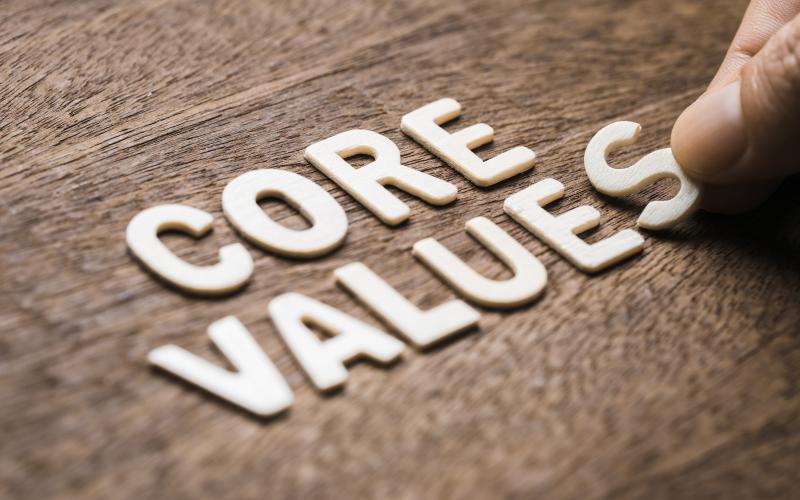 Core values illustration