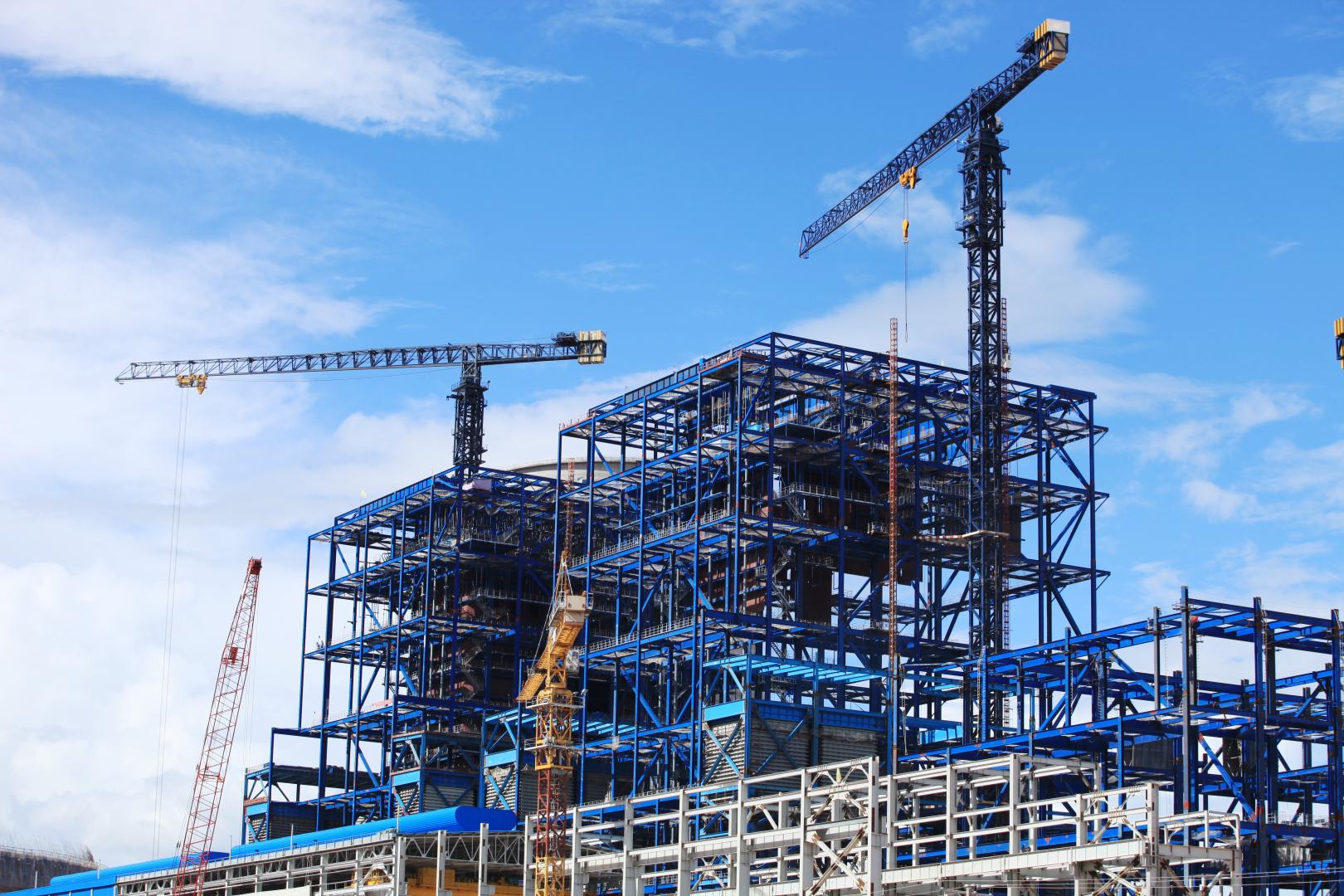 Construction Site with cranes